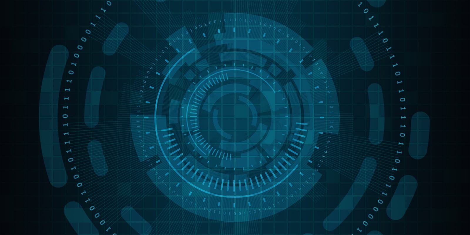Abstrakte Technikgrafik